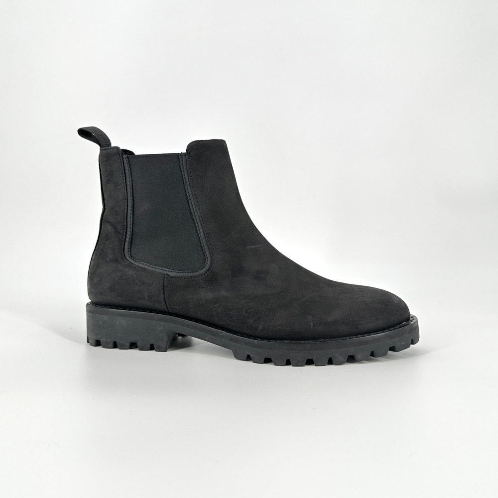 Thursday Boot Co Legend Matte Black Lug Sole Chelsea Boots Womens 10.5